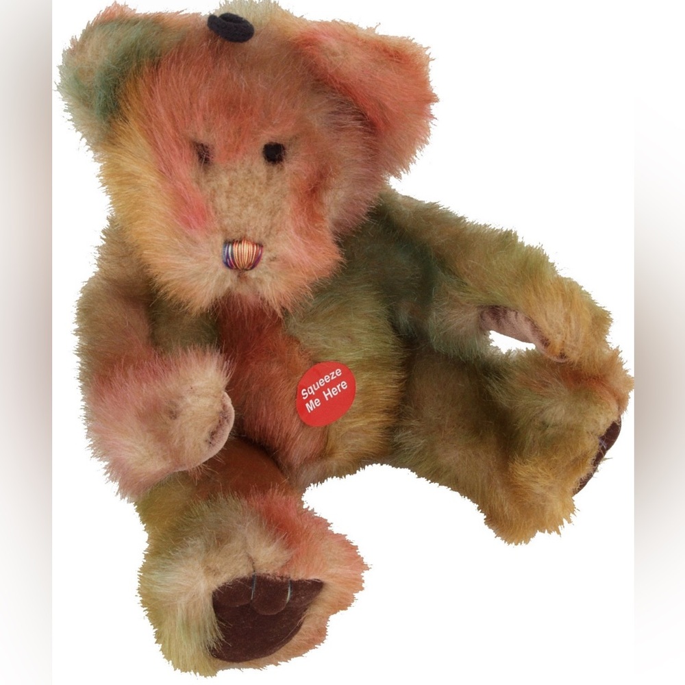 VO Toys Velvet Plush Footed Dog Toy with Squeaker